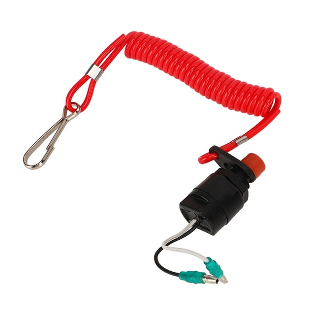 8.5cm Boat Outboard Lanyard Engine Motor Kill Switch Replacement 688 82575 01 Marine Boat Kill