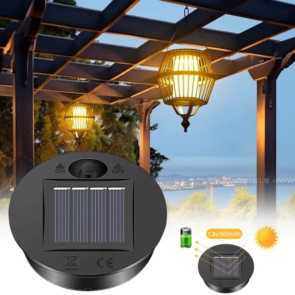 8.5cm Solar Light Replacement Kit - Waterproof LED Module for Outdoor Path Lights | Universal Fit for Garden/Patio Lamps (Warm White)