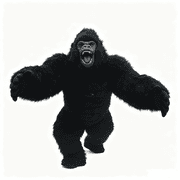 8.5ft Inflatable Giant Gorilla Costume Mascot for Adult Halloween Carnival Cosplay Suit