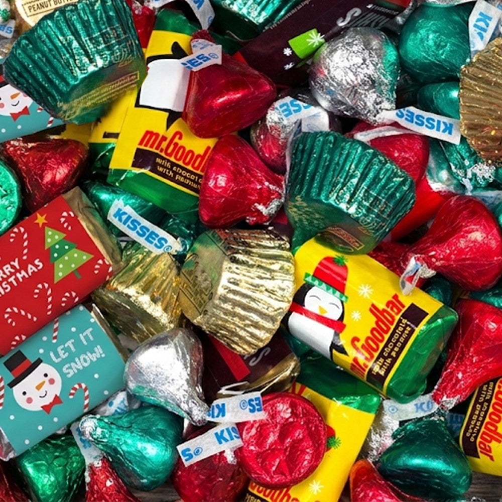 8.5lb Bulk Holiday Christmas Santa and Friends Wrapped Chocolate Candy ...