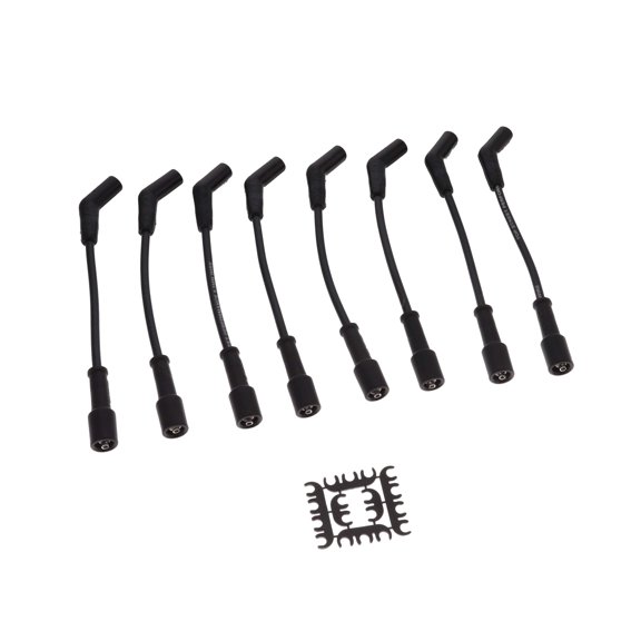 8.5mm Black Ignition Wires with 135 Degree Boots for Ford Godzilla 7.3L