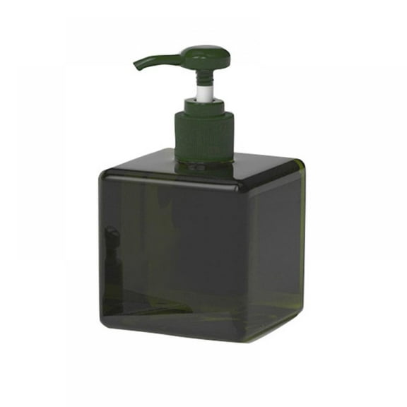 8.5oz Square Lotion Bottle,Rectangular Refillable Bottle Press Type for Cosmetic Shampoo Shower Gel,Portable Travel Makeup Toiletry Containers for Shampoo Body Soap Hand Wash