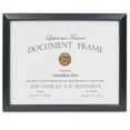 thumbnail image 1 of 8.5x11 Black Wood Certificate Picture Frame - Estero, 1 of 3