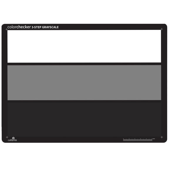 Calibrite 8.5x11" ColorChecker 3-Step Grayscale Card