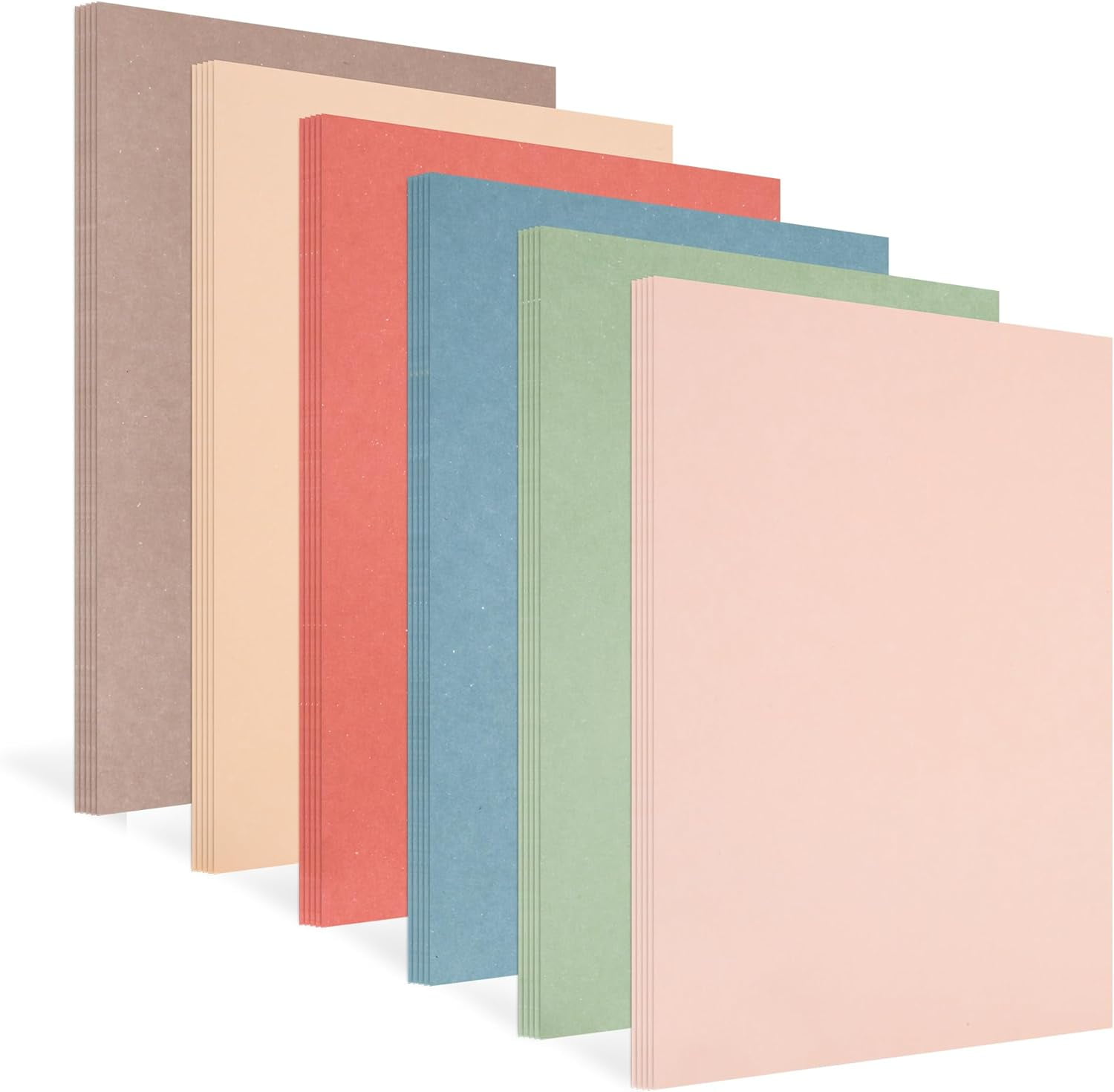8.5x11 Colored Cardstock120 Sheets, 230gsm/85lb Assorted Colors Heavy Craft Paper for Inkjet Printing, Card Making, Construction Paper, Scrapbooking, DIY Crafts, Double-Sided Heavyweight