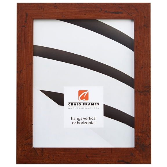 8.5x11 Modern Dark Walnut Picture Frame