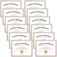 thumbnail image 1 of 8.5x11 Picture Frame Certificate Frames ,Set of 12  Frames Bulk for Award Certificate Document Diploma, Wall or Tabletop Display, 1 of 4