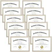 8.5x11 Picture Frame Certificate Frames ,Set of 12  Frames Bulk for Award Certificate Document Diploma, Wall or Tabletop Display