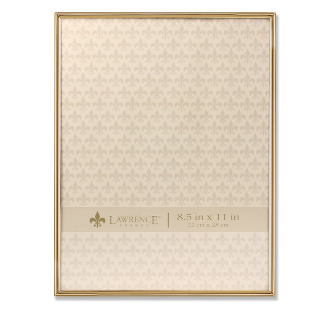 8.5x11 Simply Gold Metal Picture Frame
