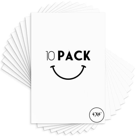 8.5x11 White Backing Board, Backer Boards for Frame, Picture (10 Pack)
