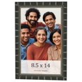 thumbnail image 1 of 8.5x14 Frame Black Bamboo Solid Wood Picture Frame Width 1.5 Inches | Interior Frame Depth 0.5, 1 of 8