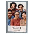 thumbnail image 1 of 8.5x14 Frame Blue Scuffed Farm Board Solid Wood Picture Frame Width 0.75 Inches | Interior Depth, 1 of 8