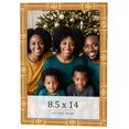 thumbnail image 1 of 8.5x14 Frame Gold Bamboo Solid Wood Picture Frame | 1 Inch Moulding Width | Interior Frame Depth, 1 of 8