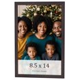 thumbnail image 1 of 8.5x14 Rustic Brown Real Wood Picture Frame Width 0.75 inches | Interior Frame Depth 0.5 inches |, 1 of 8