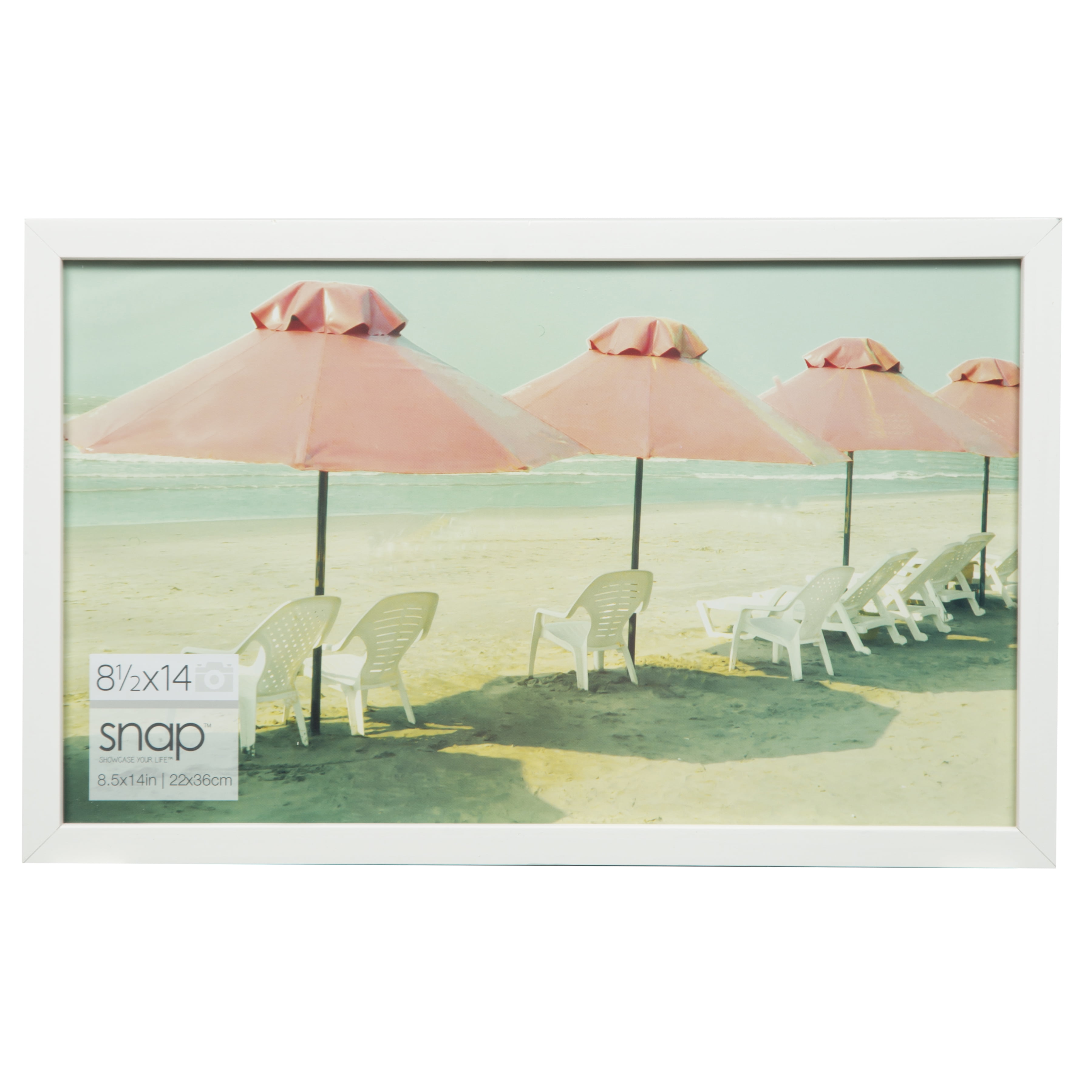 8.5x14 Wood Wall Mount Large Poster Frame, White, 8.5" x 14" - Walmart.com