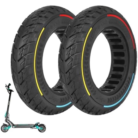 8.5x2(50-134) Solid Scooter Tire Front and Rear Wheels Replacement for VSETT 9 9+ ZERO 9 Inokim Light 2 Scooter (2PCS)$$Sport & Recreation Other