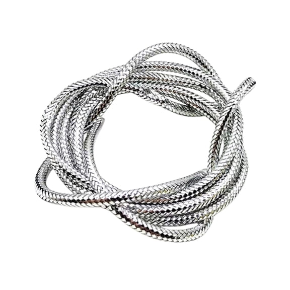 8/6/4mm Silver Scale Braided Tube Fly Fishing Rib Baits Fly Tying Materials Fishing Tackle 8/6/4mm