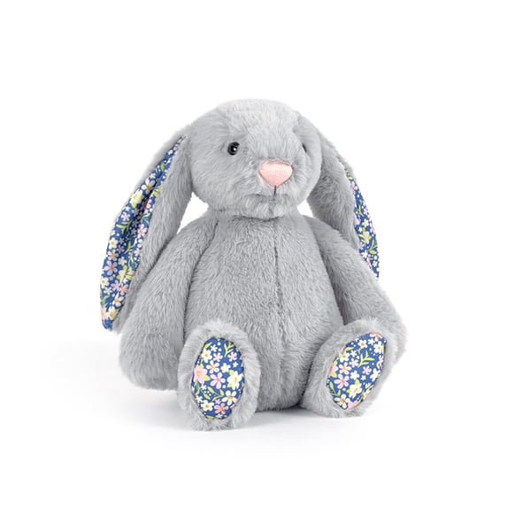 8.6" Grey Stuffed Animal Plush Easter Bunny, Soft Lop Eared Rabbit Toy for Birthday Gift, Cute Long Ear Bunny Plushie, Perfect }Plush Toy Birthday Gift