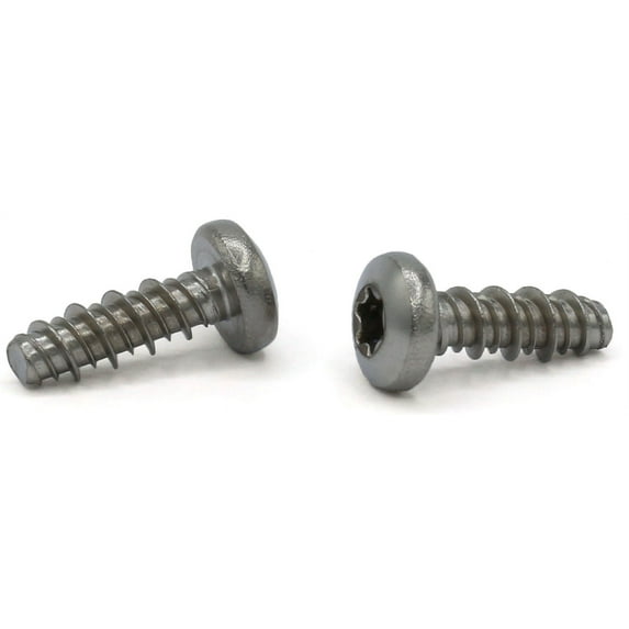 #8 (#6 Head) x 3/4" High Low Style Thread Forming Screws / Six-Lobe (Torx®) / Pan Head / 18-8 Stainless Steel - 4000 Piece Carton