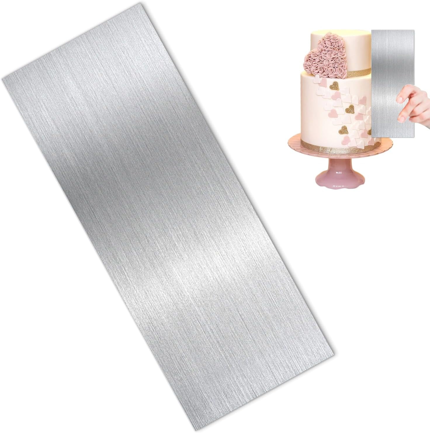8.6 Inch Cake Scraper Smoother Cake Decorating Supplies Stainless Steel