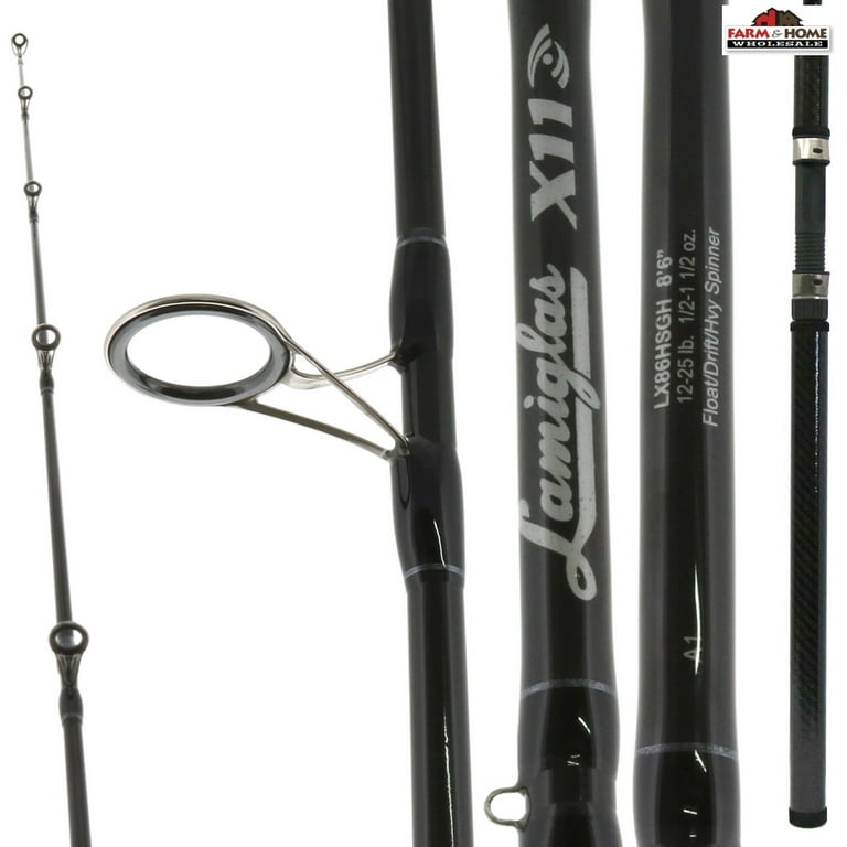 8'6 Lamiglas Heavy Spinning Fishing Rod 2pc 86HSGH ~ New 