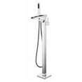 thumbnail image 1 of 8.6 in. Single Freestanding Bathtub Faucet With Hand Shower, Chrome, 1 of 1