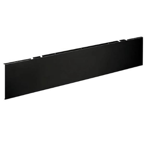 8.62 x 38 in. Universal Modesty Steel Non-Tackable Panel, Black