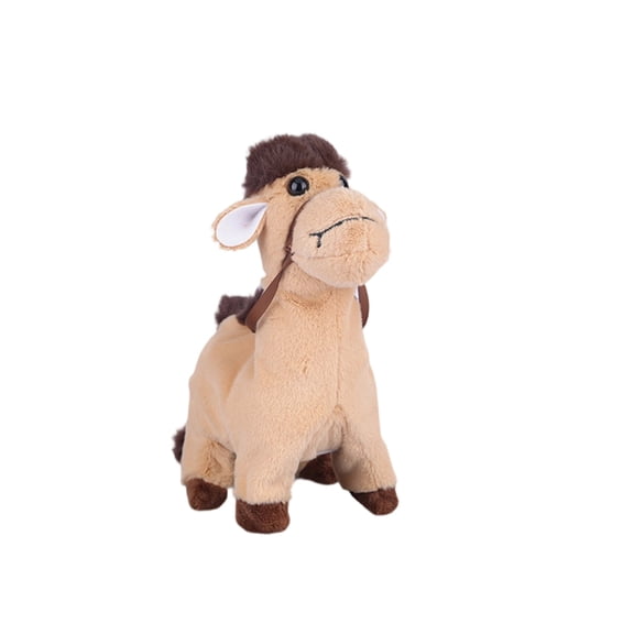 8.66Inch Cuddly Donkey Electric Stuffer Animals Plush Toy - Noise Singing & Walking - Donkey Plush Doll, Perfect Birthday Christmas Holiday Gifts, Easter Basket Stuffers