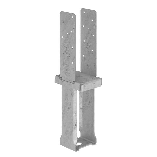 8.69 x 3.56 in. 12 Gauge Hot Dip Galvanized Column Base - Walmart.com