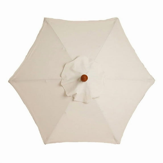 8.6ft Commercial Patio Umbrella with Replaceable Canopy, 6-Rib Outdoor Umbrella for Sun & Rain Protection in 5 Colors (Black/Beige/Khaki/Green/Red), for Garden Pool Deck Backyard