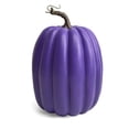 thumbnail image 1 of 8.7 Inch Orange Plastic Pumpkins for Decorating - Large Artificial Foam Pumpkins for Fall Decor, Halloween, Thanksgiving, Paintable for DIY Crafts & Centerpieces, 1 of 8