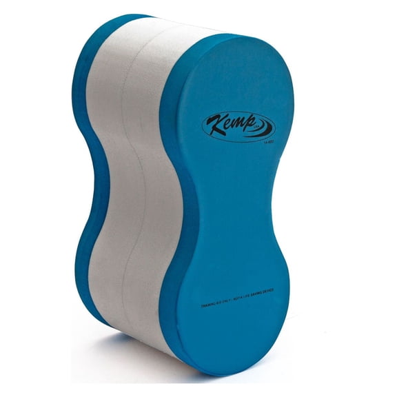 8.75" Blue, White, and Black Aquatic Accessories KEMP USA Solid Pull Buoy