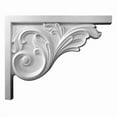 thumbnail image 1 of 8.75 In. W X 7.62 In. H X .62 In. D Architectural Bremen Acanthus Stair Bracket, Right, 1 of 1