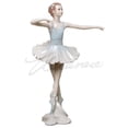 thumbnail image 1 of 8.75 Inch Porcelain Figurine Graceful Ballerina En Pointe Blue Tutu, 1 of 1