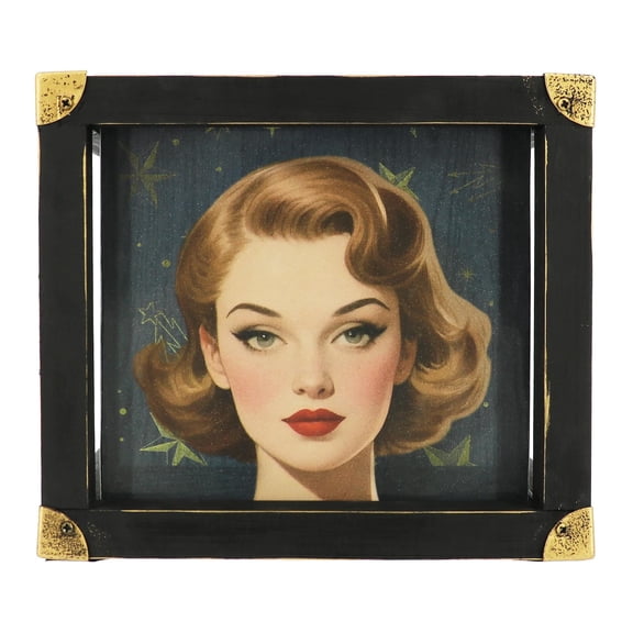 Ashland Magician's Assistant Box Tabletop Decor Blue 8.75"