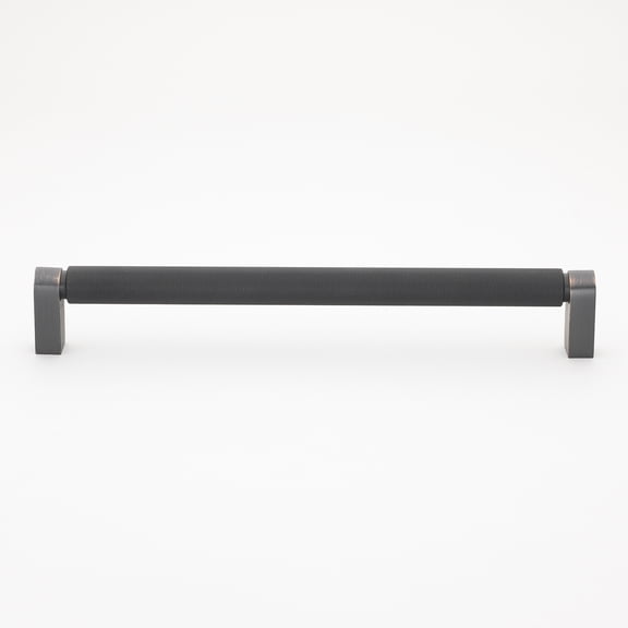 8.75 in. Center Solid Knurled Bar Pull, Oil Rubbed Bronze, Single
