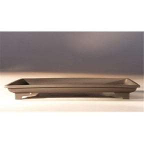 8.75 x 6 x 1.5 in. Humidity & Drip Bonsai Tray - Medium