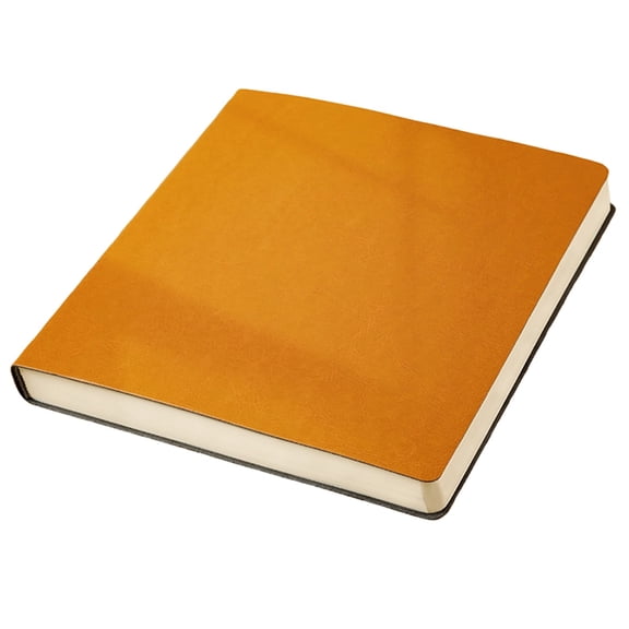8×8.6In Blank Journal, Soft Cover Pocket Notebook With Ribbon Bookmark, Classic Notebook No Lines Sketchbook for Writing Drawing with 228 Pages High-Quality Paper, YMMB Brown