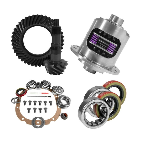 8.8" Ford 4.56 Rear Ring & Pinion, Install Kit, 31spl Posi, 2.53" Axle Bearings