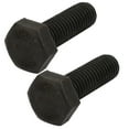 thumbnail image 1 of 8.8 Grade M10x30mm Full Threaded Left Hand Thread Hex Head Bolt Black 2pcs, 1 of 2