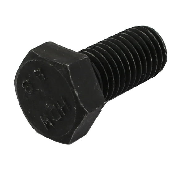 8.8 Grade M14x30mm Full Threaded Left Hand Thread Hex Head Bolt Black