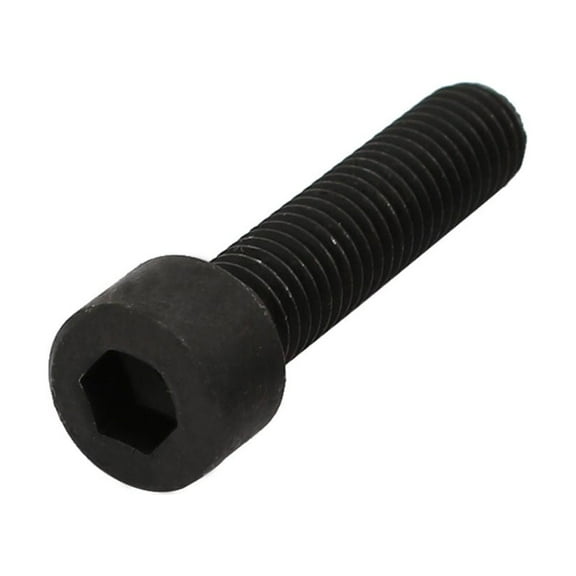 8.8 Grade M8x35mm Fully Threaded Hex Socket Drive Left Hand Thread Bolt Black