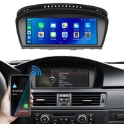8.8 Inch Android Auto Car Stereo Radio for BMW 3 Series E90 E91 E92 E93 2009-2011 CIC System Support Wireless Carplay/Bluetoot/Mirrorlink/Siri/GPS/Rear Camera/Original Car Functions