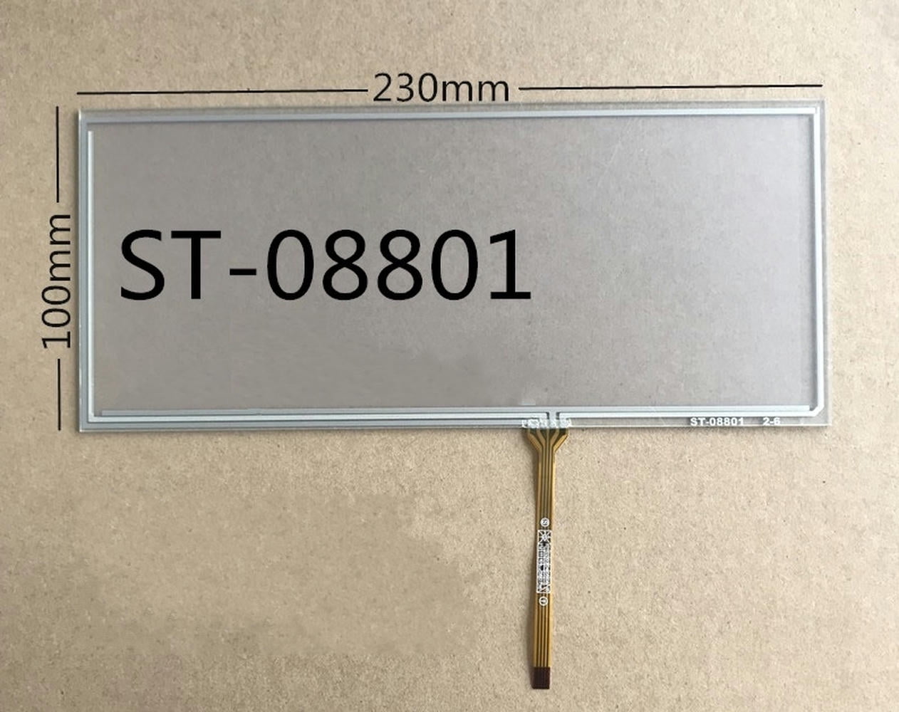 8.8-inch four-wire touch screen is suitable for automotive navigation ...