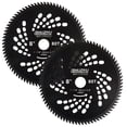 thumbnail image 1 of 8"-80T, 2pcs-Set. 1" Arbor with Washer Adapter 7/8"-20mm-5/8", Brush Cutter Blade, Trimmer Weed Blade. Suitable for Husqvarna, Makita Brush Cutter, 1 of 6