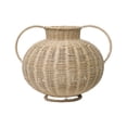 thumbnail image 1 of My Texas House Fall Rattan Decorative Vase, Natural, 9", 1 of 5