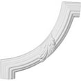 thumbnail image 1 of 8.87 In. W X 8.87 In. H Architectural Reeded Acanthus Leaf Panel Moulding Corner, 1 of 1
