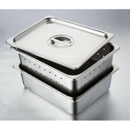 8.875 x 5 x 2 in. Stainless Steel Instrument Tray with No Cover
