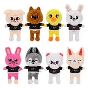 8 8PCS Skzoo Plush Doll Toys Cartoon anime Doll Soft Stuffed Cartoon Skzoo Plush Toy Gift Toys for Fans