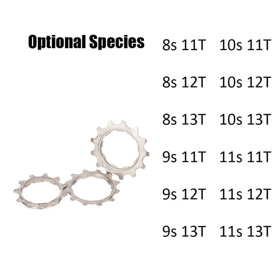 8/9/10/11 Speed 11T/12T/13T Freewheel Flywheel Pinion For  Bike Cassette Cog In Mountainous Region And Highway